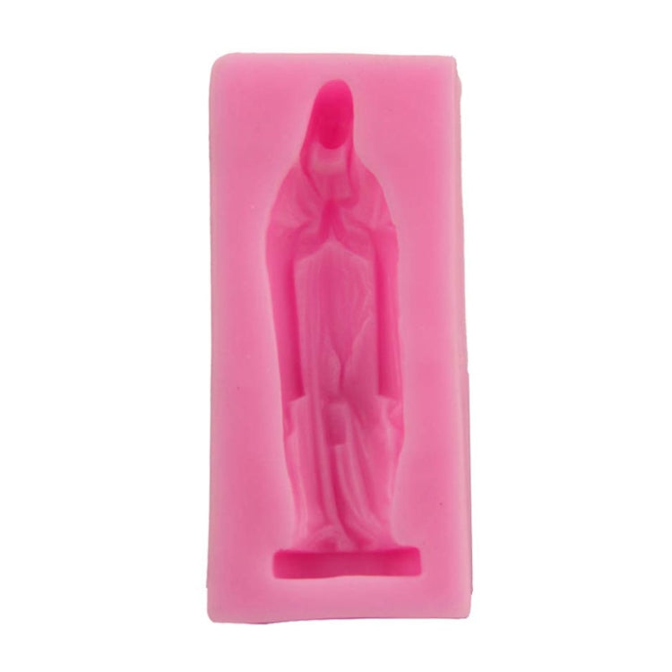 Virgin Mary 翻糖矽膠蛋糕模具 DIY巧克力黏土模 烘焙工具