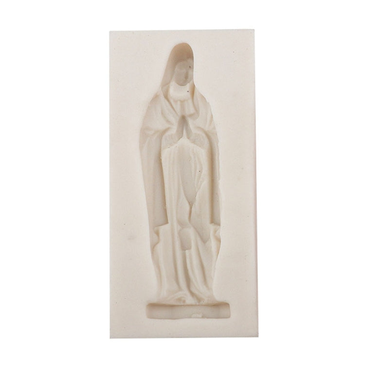 Virgin Mary 翻糖矽膠蛋糕模具 DIY巧克力黏土模 烘焙工具
