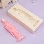 Virgin Mary 翻糖矽膠蛋糕模具 DIY巧克力黏土模 烘焙工具