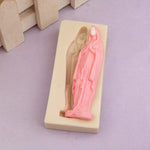 Virgin Mary 翻糖矽膠蛋糕模具 DIY巧克力黏土模 烘焙工具