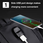 可擴充商務防水筆電背包 帶USB接口