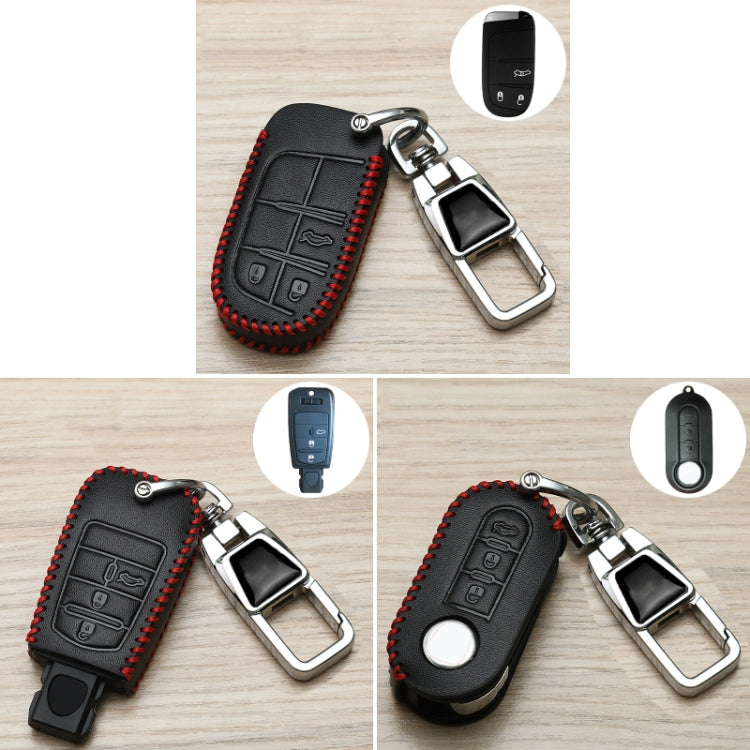 For Fiat Car Key Cover Multifunctional Keychain Anti-Lost Number Plate, A, B, C