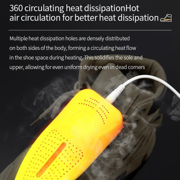 帶紫外線消毒功能電動鞋乾燥器，5V USB供電