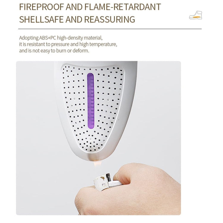 帶紫外線消毒功能電動鞋乾燥器，5V USB供電