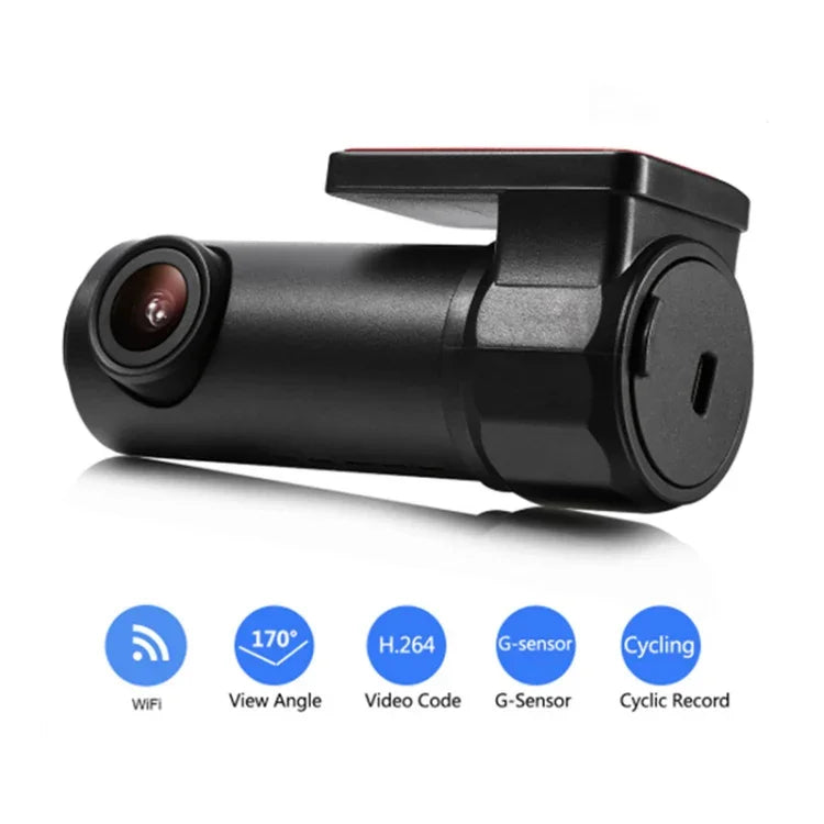 S600 1080P WiFi行車記錄儀 170度廣角鏡頭隱藏式車載記錄器