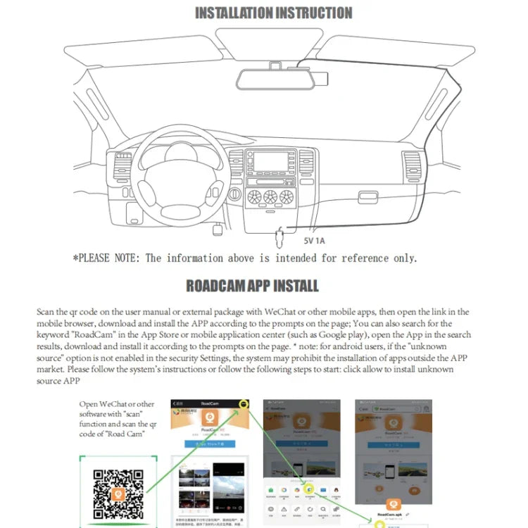 S600 1080P WiFi行車記錄儀 170度廣角鏡頭隱藏式車載記錄器
