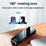 Mrobo D6 1080P旋轉鏡頭夜視錄影機，帶背夾，無記憶體，16GB，32GB，64GB，128GB