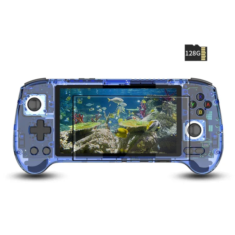ANBERNIC RG556 掌上遊戲主機 Android 13 系統 5.48 吋 AMOLED 螢幕 WIFI 藍牙遊戲機，128GB+128GB，128GB+256GB