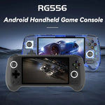 ANBERNIC RG556 掌上遊戲主機 Android 13 系統 5.48 吋 AMOLED 螢幕 WIFI 藍牙遊戲機，128GB+128GB，128GB+256GB
