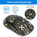 適用Logitech GPW第二代滑鼠防滑貼吸汗貼，白色印刷半包圍，黑金印刷半包圍，黑色印刷半包圍，黑色印刷全包圍，白色印刷全包圍，黑金全包圍