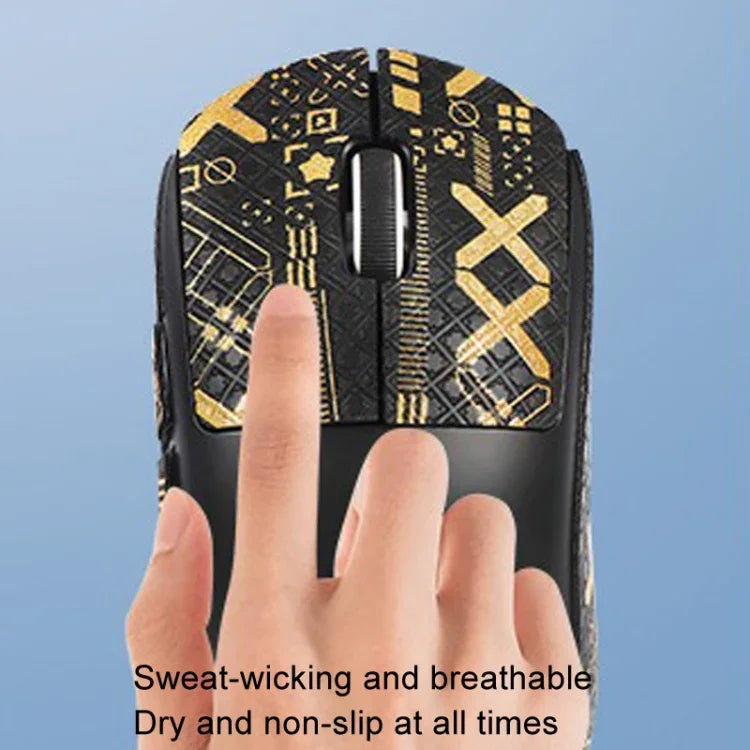 適用Logitech GPW第二代滑鼠防滑貼吸汗貼，白色印刷半包圍，黑金印刷半包圍，黑色印刷半包圍，黑色印刷全包圍，白色印刷全包圍，黑金全包圍