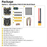 3-6S 鋰聚合物氣壓計 遙控無人機用，SpeedyBee BLS 50A 4合1 電調