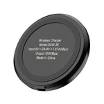 DSW-36B 手機無線充電器迷你 15W 快速充電 Type-C 圓形 QI，DSW-36B
