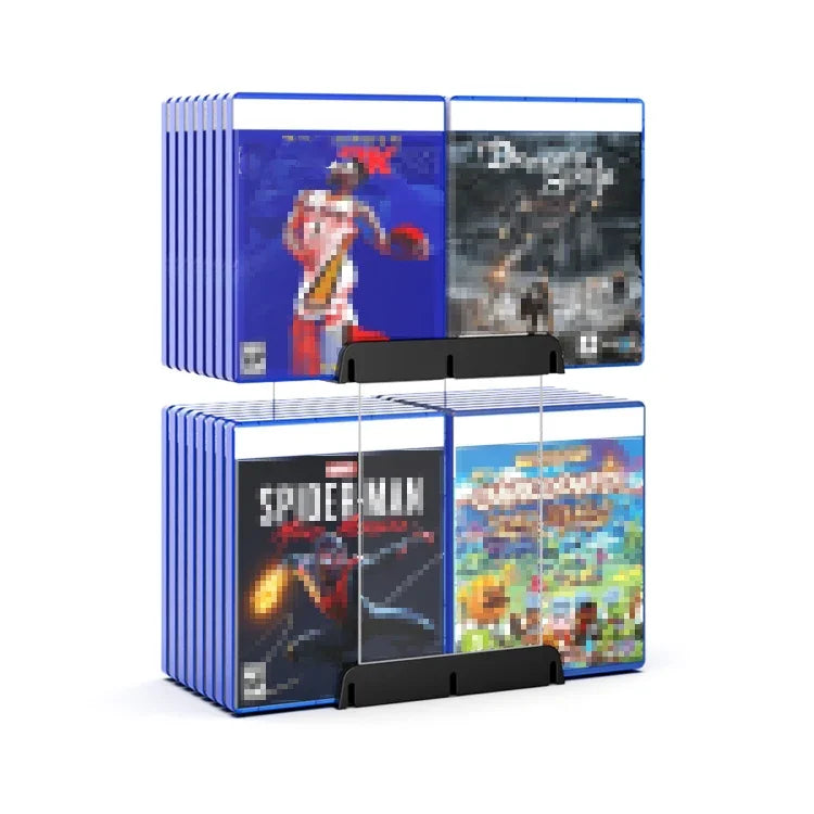 遊戲卡 CD 光碟收納架 壁掛式 CD 收納盒，32 片裝