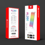 AOSOR Al200 霓虹線 電腦主機板顯示卡發光板電源線裝飾，AL200