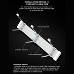 AOSOR Al200 霓虹線 電腦主機板顯示卡發光板電源線裝飾，AL200