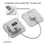 Child Safety Lock No Hole Window Limiter Refrigerator Drawer Cabinet Combination Lock, 3-bit Black, 3-bit White, 2-bit Black, 2-bit White, 2-bit Gray