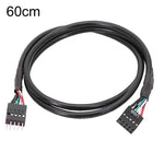 主機板 9 針 USB2.0 延長線 26AWG 雙層屏蔽線, 20cm, 30cm, 50cm, 60cm