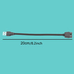 USB-A 公對 9 針主機板內建 RGB 數據至外部 U 端口轉接線, USB-A 公對 9 針
