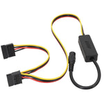 轉接器 DC 5.5 x 2.5mm 至硬碟電源線, 一對一 SATA, 一對二 SATA, 一對三 SATA, 一對四 SATA, DC 至 4針一對一, DC 至 4針一對二, DC 至 4針一對三, DC 至 4針一對四
