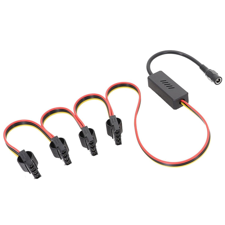 轉接器 DC 5.5 x 2.5mm 至硬碟電源線, 一對一 SATA, 一對二 SATA, 一對三 SATA, 一對四 SATA, DC 至 4針一對一, DC 至 4針一對二, DC 至 4針一對三, DC 至 4針一對四