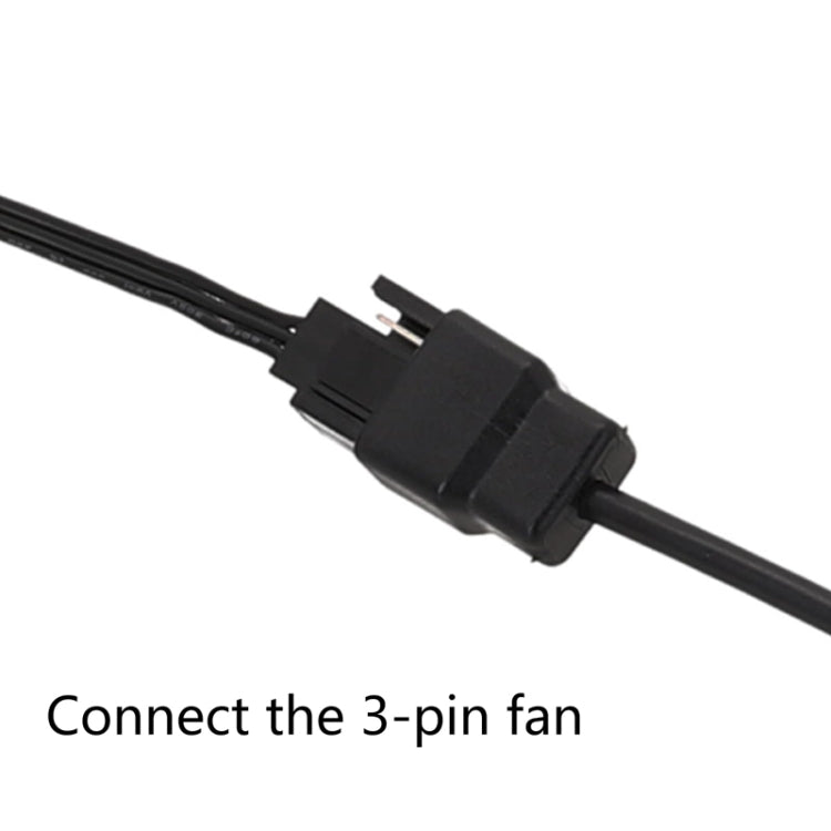 DC5521 電源轉接器至 12V 電腦機殼 4 針風扇線, DC5521 至 12V 4針