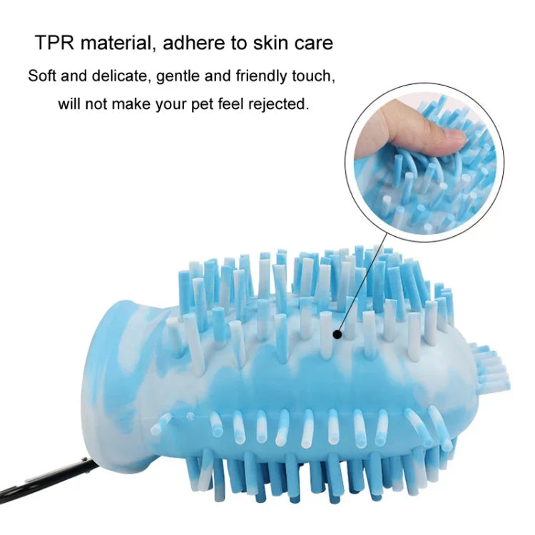 Histotree Pet Foot Washing Cup Multifunctional Dog Paw Cleaning Brush, Small (Purple), Small (Blue), Large (Pink), Large (Purple), Large (Blue)