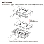Graffiti 智能插座帶開關 USB+Type-C 雙端口遠程控制插座，英國插頭，白色 WiFi，黑色 WiFi，白色 ZigBee，黑色 ZigBee