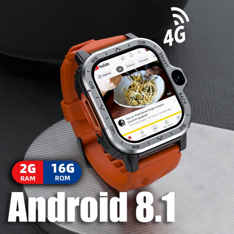 LOKMAT APPLLP 4 MAX 2.02吋Android 8.1全網絡WiFi卡藍牙智能手錶，2G+16G（海軍藍），2G+16G（銀色）