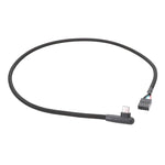 主機板 USB 9針至 Type-C 彎頭數據線編織網線, 60cm 彎頭