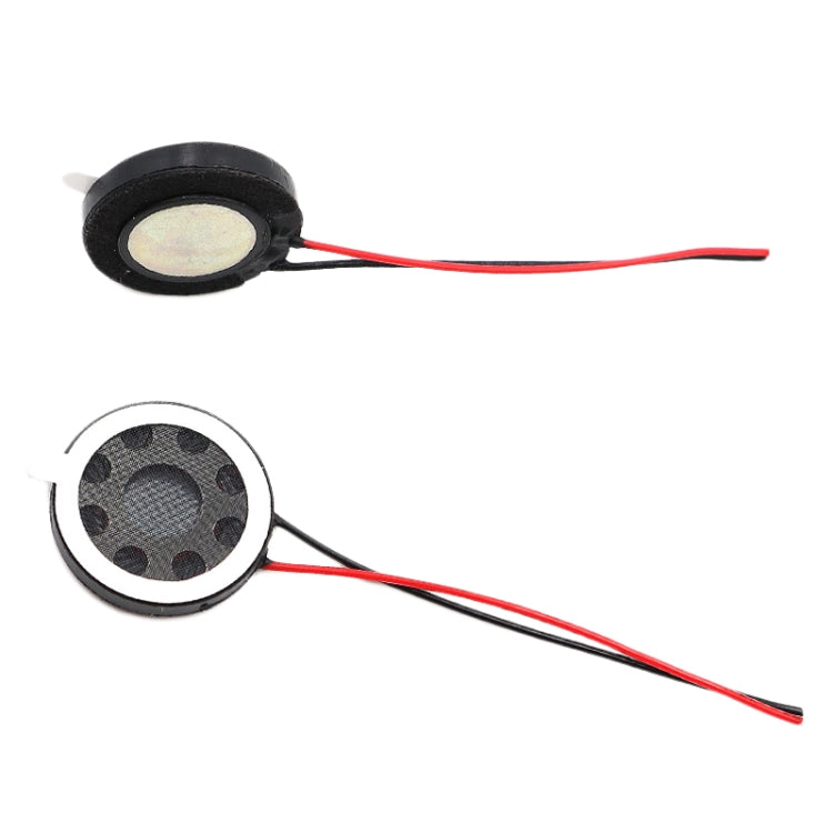 2 個 20mm 8歐姆 0.5W/1W 醫療玩具安全塑膠喇叭內部磁性焊接線音響喇叭