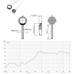 2 個 20mm 8歐姆 0.5W/1W 醫療玩具安全塑膠喇叭內部磁性焊接線音響喇叭