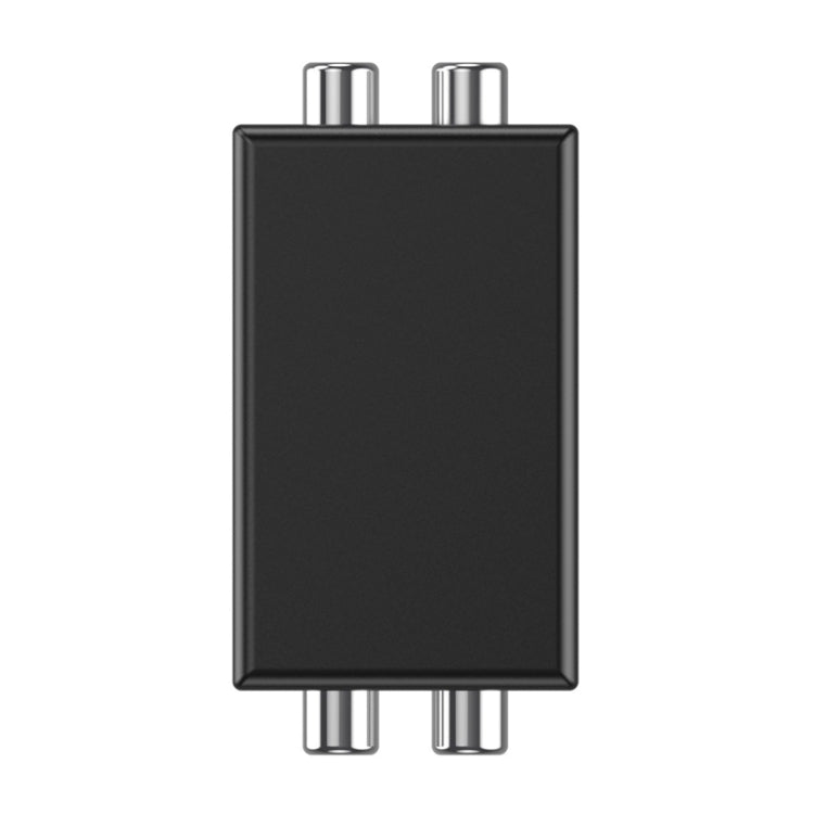 RCA 音訊接地環隔離器抗干擾降噪消除電流聲藍牙接收器，方形，橢圓形