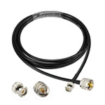 BNC 公頭轉 UHF 公頭 RG58 轉接線，0.5米，1米，2米，3米，5米，8米，10米