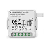 智慧開關模組，適用 Alexa／Google Home／Tuya 智慧生活 APP，1 路 WiFi，2 路 WiFi，3 路 WiFi，4 路 WiFi，1 路 Zigbee，2 路 Zigbee，3 路 Zigbee，4 路 Zigbee