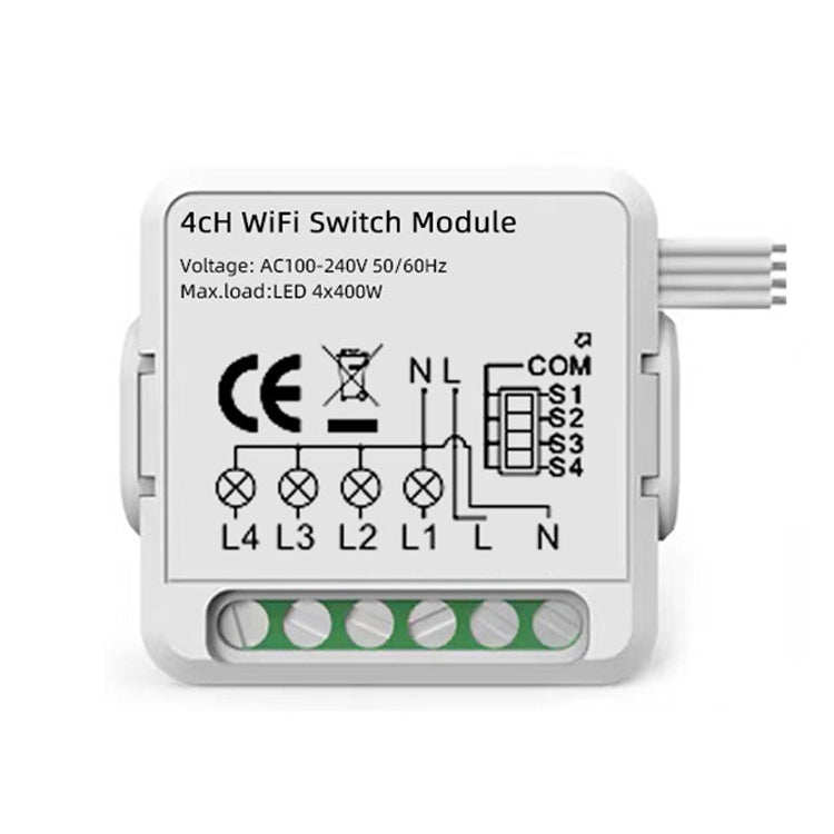 智慧開關模組，適用 Alexa／Google Home／Tuya 智慧生活 APP，1 路 WiFi，2 路 WiFi，3 路 WiFi，4 路 WiFi，1 路 Zigbee，2 路 Zigbee，3 路 Zigbee，4 路 Zigbee