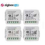 智慧開關模組，適用 Alexa／Google Home／Tuya 智慧生活 APP，1 路 WiFi，2 路 WiFi，3 路 WiFi，4 路 WiFi，1 路 Zigbee，2 路 Zigbee，3 路 Zigbee，4 路 Zigbee