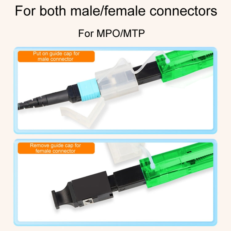 適用於 MPO / MTP 光纖清潔筆光學模組端面清潔器