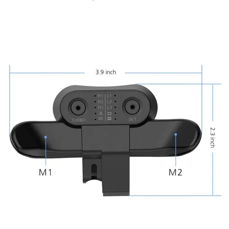 適用於 PS4 控制器背部按鈕附件，可編程及 TURBO 功能