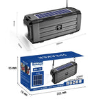BDL-187 LED 燈太陽能無線藍牙喇叭便攜戶外露營 FM 收音機