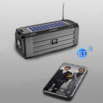 BDL-187 LED 燈太陽能無線藍牙喇叭便攜戶外露營 FM 收音機