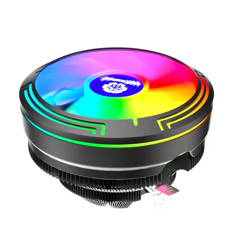 LED 彩色燈 4針冷卻桌上型 CPU 散熱風扇, 冰刃 W120