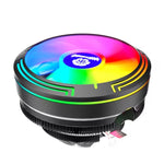 LED 彩色燈 4針冷卻桌上型 CPU 散熱風扇, 冰刃 W120