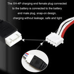 11.1V 2A 3S 鋰電池 USB 充電器帶燈，4 針插頭