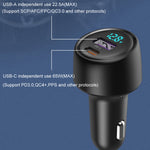 65W Dual Port A+C High Power Car Fast Charger Auto Cigarette Lighter, S-31