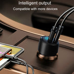 65W Dual Port A+C High Power Car Fast Charger Auto Cigarette Lighter, S-31