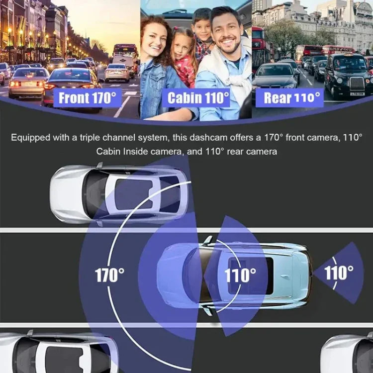 高清夜視行車記錄器，雙錄無WiFi，三錄無WiFi，三錄帶WiFi手機播放