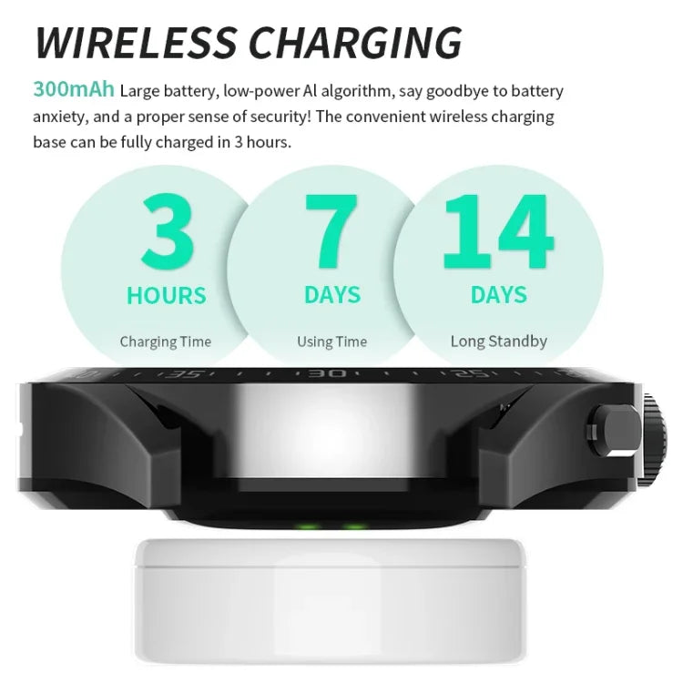 HW28 1.39-inch IP67 Waterproof Health Monitoring Bluetooth Call Smart Watch with NFC Payment