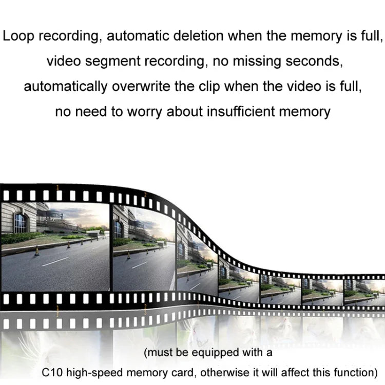 安卓ADAS高清夜視1080P USB行車記錄器，單鏡頭，雙鏡頭，單鏡頭WiFi版