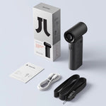 JisuLife Life9 高速手持小風扇 迷你便攜 USB 充電桌面冷卻電風扇，3600mAh，5000mAh